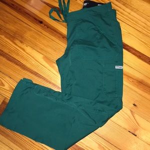 Grey's Anatomy Hunter green Scrub pants